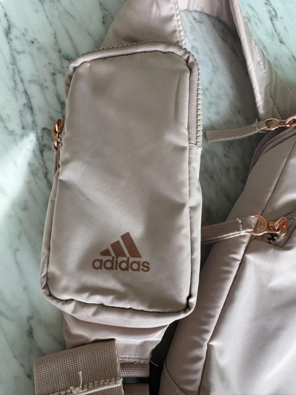 adidas Light pale pink Crossbody Sling Pack - Picture 5 of 9